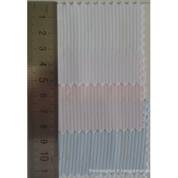 1mm sergé Stripe coton Dobby chemise